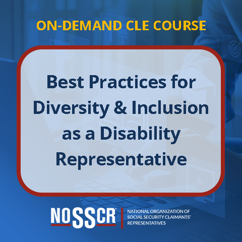 Best Practices for Diversity & Inclusion as a Disability Representative