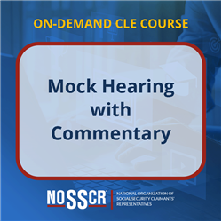 2023 Virtual Conference: Mock Hearing w/ Commentary