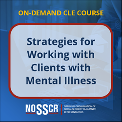 Strategies for Working with Clients with Mental Illness